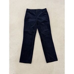 talbots women blue corduroy pants size 4P